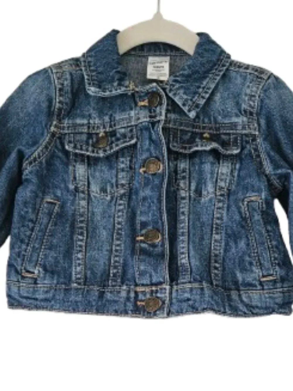 Carter's Toddler Jean Jacket Medium Wash Classic Denim Jacket SZ 18M